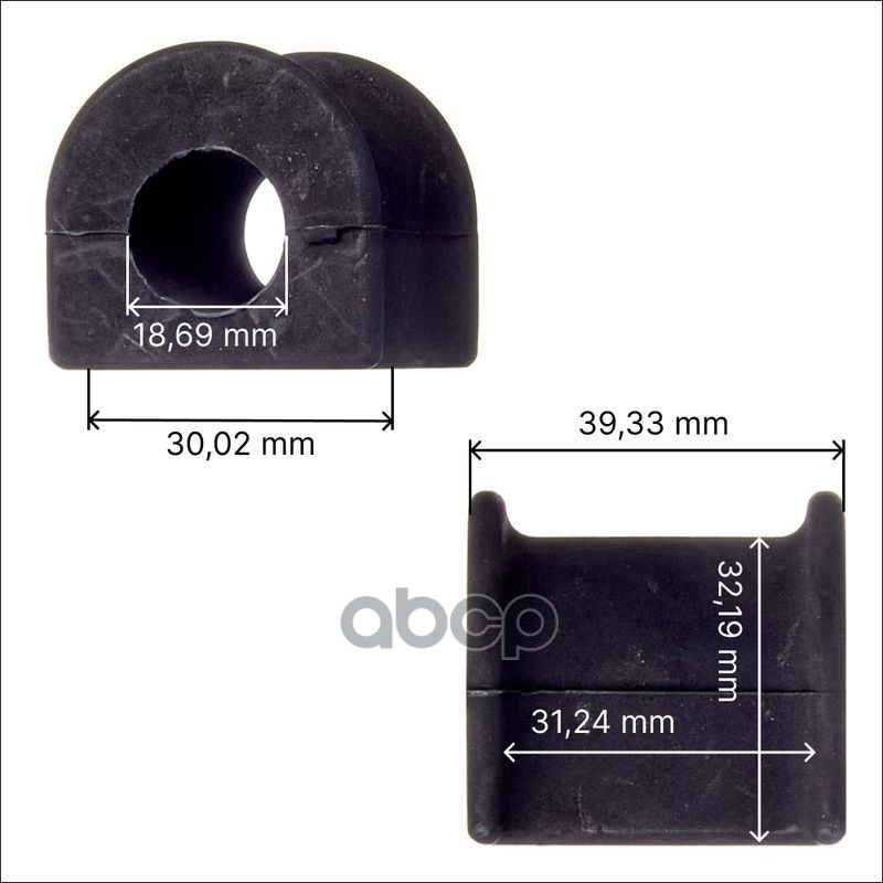 Втулка стабилизатора задн подв 185mm TOYOTA RAV 4 II 1.8-2.0D 00-05