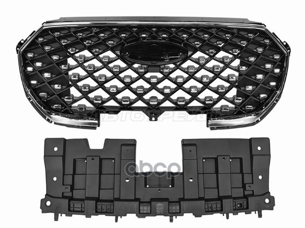 Решетка радиатора Chery Tiggo 8 Pro Max 22-24 (Комплектация под камеру) Sat арт. ST-CHTG8PROMX-093-0