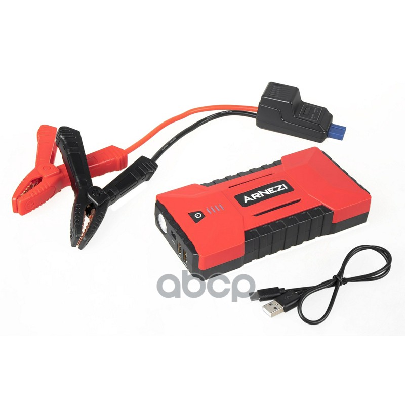 Портативное пусковое (зарядное) устройство JS-1500, 10000 мАч