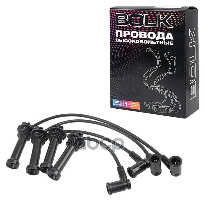 Провода высоковольтные для FORD Focus II_MAZDA 3_VOLVO S40 II mot.1,6L BOLK BIS1