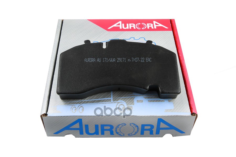 Комплект тормозных накладок с колодкой в сборе для дискового тормоза MAN, дет.AU