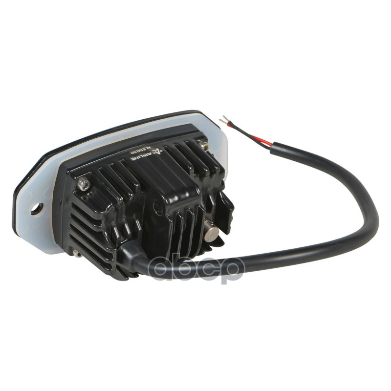 Фара светодиод. прямоугольная врезная, 2LED, рассеянный свет, 20Вт, 110х51х58мм, 12/24В, PRO Airline ALED039