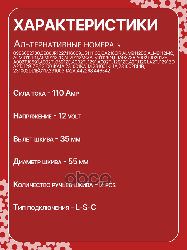 Генератор восстановленный