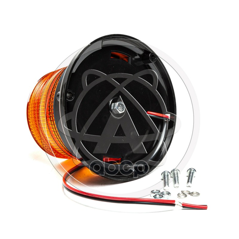 Маяк импульсный 12/24V (12 светодиодов) стационарный желтый AVTOELECTRICA