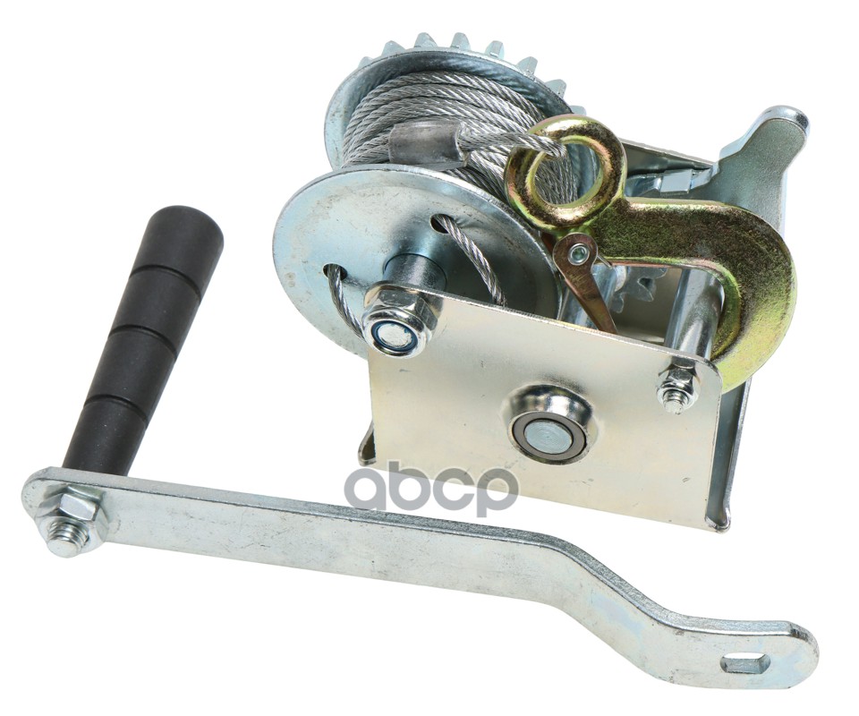 Лебедка барабанная 0.22т L=8м тросовая ЭВРИКА