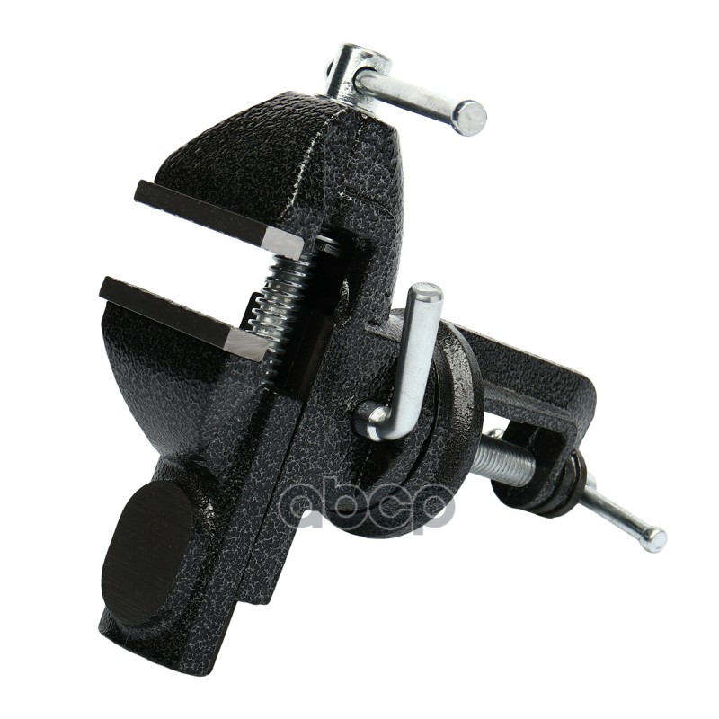 Тиски 50мм (1.97) настольные чугунные с боковым креплением и наковальней ЭВРИКА