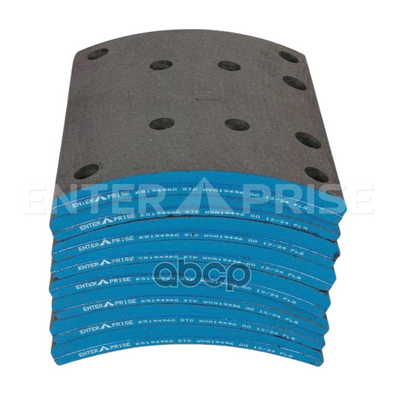 Накладки тормозные 19496/19488 MAN, MB  410х223 (толщ. 17,0 мм) (с заклёпками) -