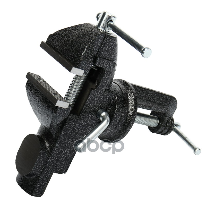 Тиски 60мм (2.36) настольные чугунные с боковым креплением и наковальней ЭВРИКА