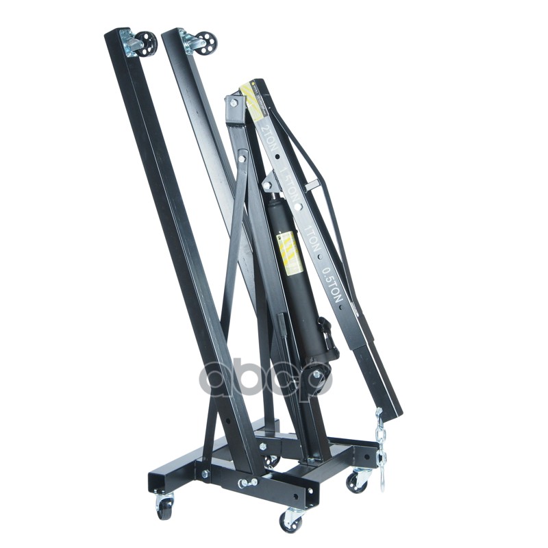 Кран подкатной 2т для снятия двигателя складной ЭВРИКА