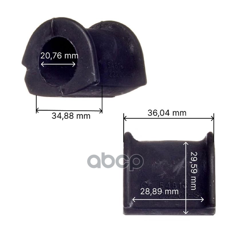 Втулка стабилизатора переднего Avantech 54813-22200