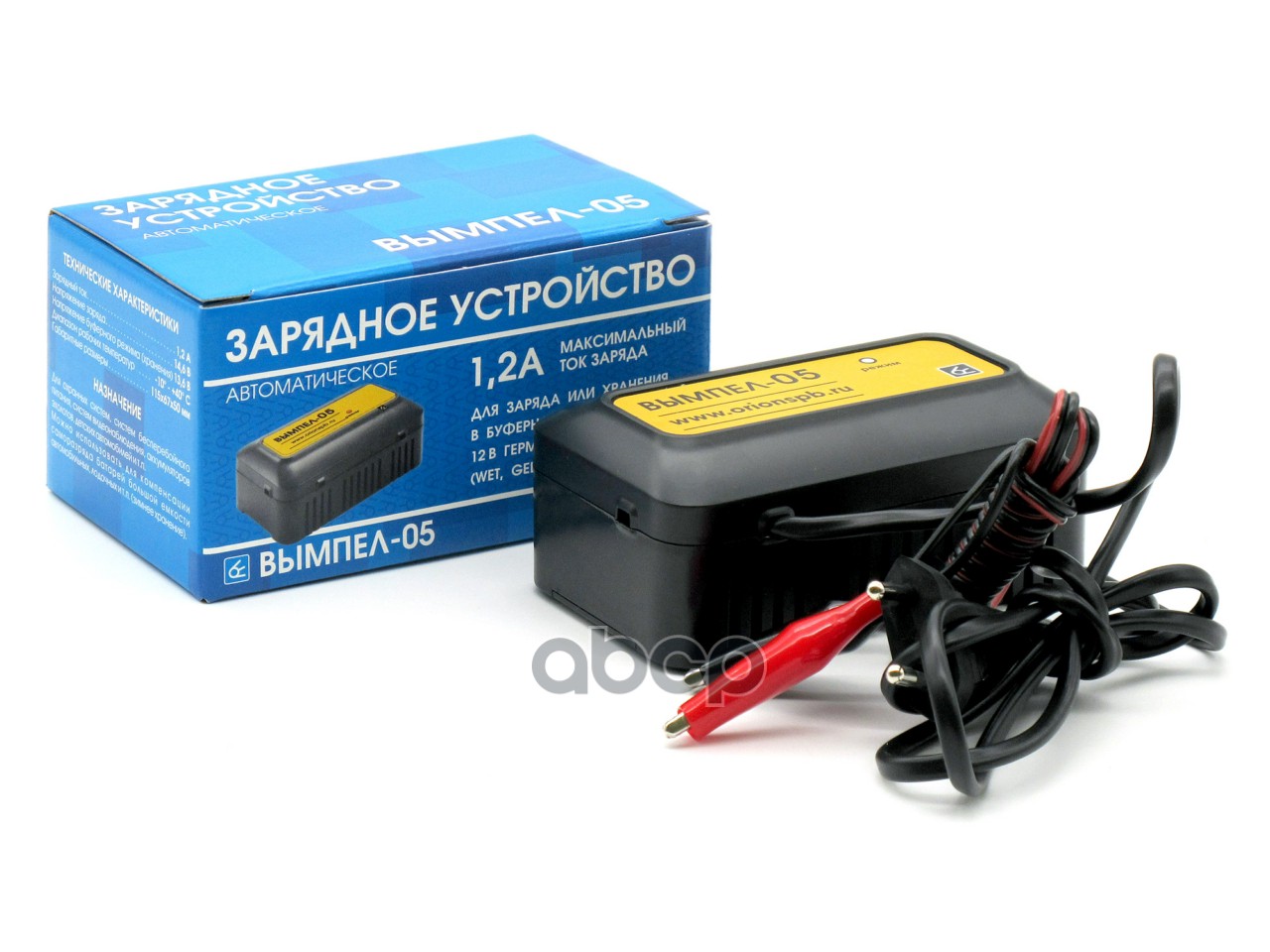Устроиство зарядное Вымпел 12V 1.2A Вымпел-05 (для гелевых и кислот.АКБ)