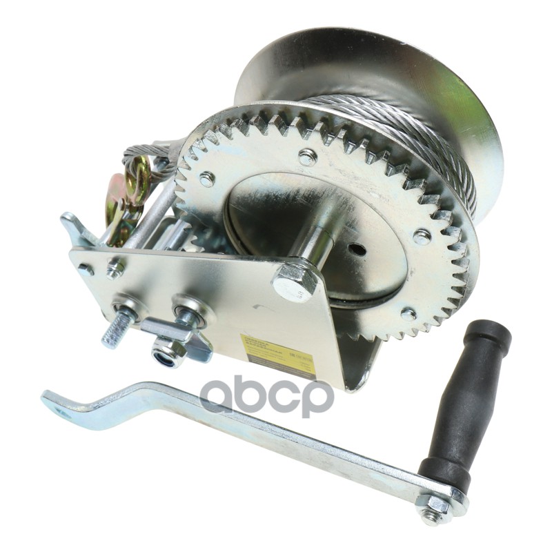 Лебедка барабанная 1.3т L=10м тросовая двухскоростная ЭВРИКА