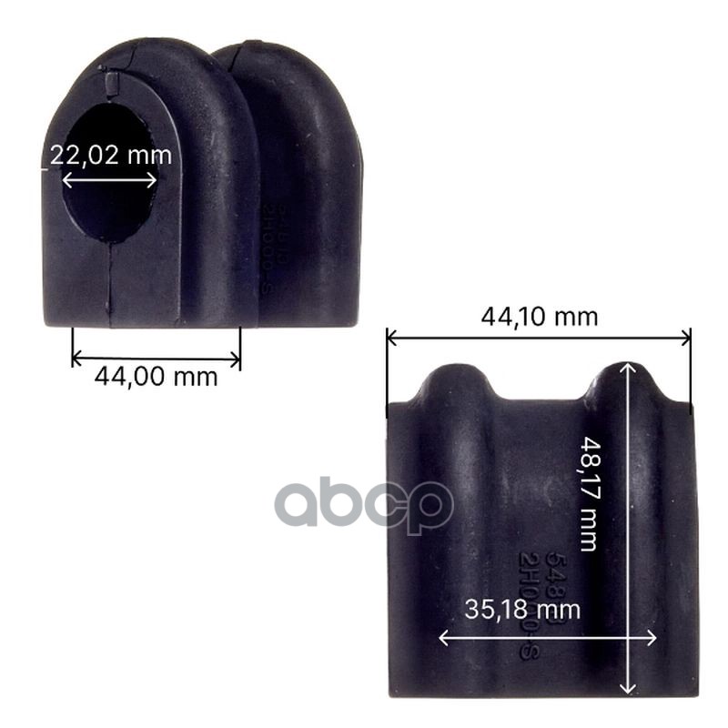 Втулка стабилизатора переднего Avantech 54813-2H000