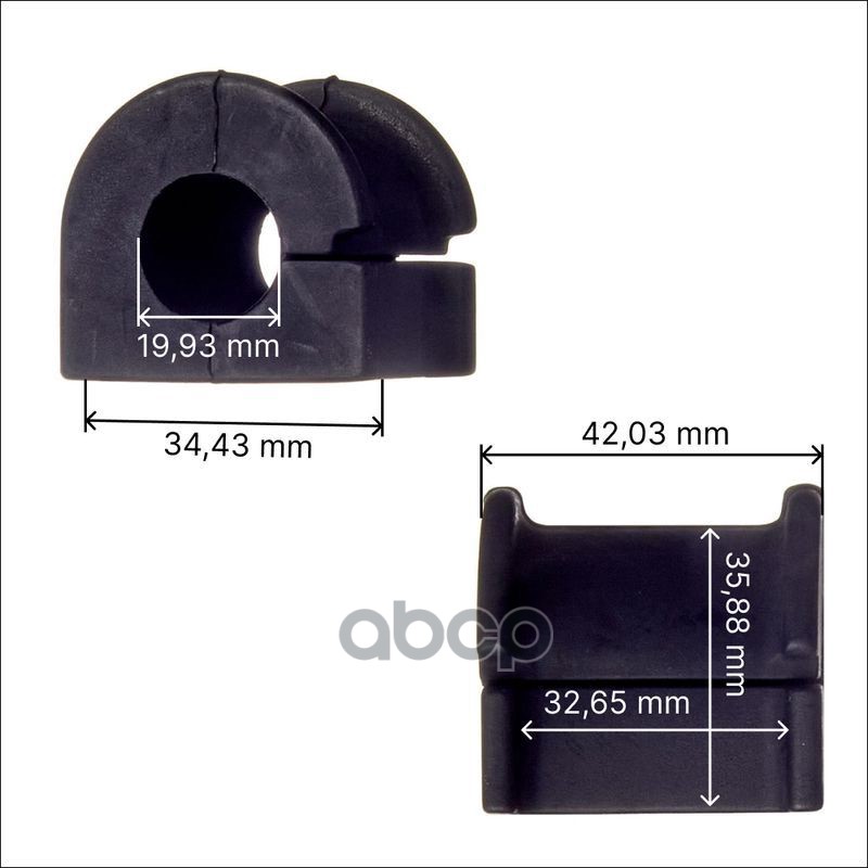 Втулка стабилизатора переднего Avantech 48815-12340