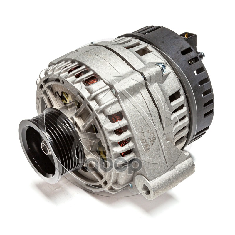 Генератор 4502.3771 AE КамАЗ с двиг. ЕВРО-2, ЕВРО-3, 28В, 80А, многоруч. шкив Ав