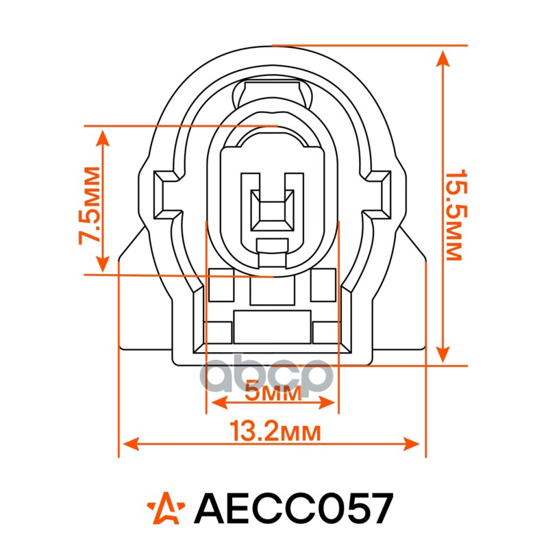 Разъём 1 pin с проводом для датчика детонации Honda Accord, CR-V Airline AECC057 30530PNA003;30530PPLA01;