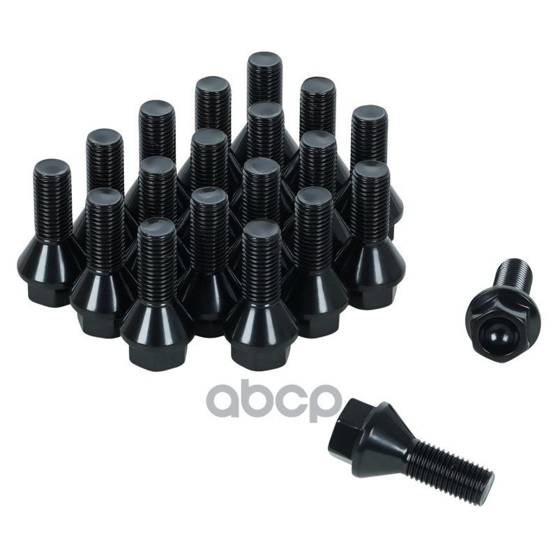 Болт колесный M12x1,5x25x45, конус, кл.17, чёрный электрофорез для а/м BMW (ABLT002)