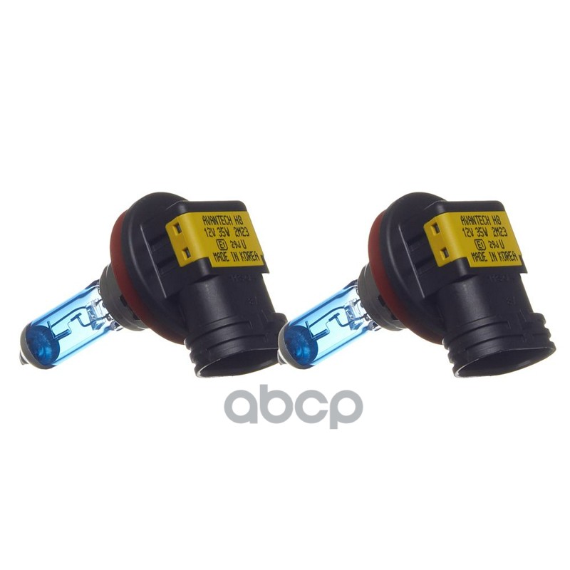Лампа высокотемпературная Avantech H8 12V 35W (70W) 5000K, комплект 2 шт.