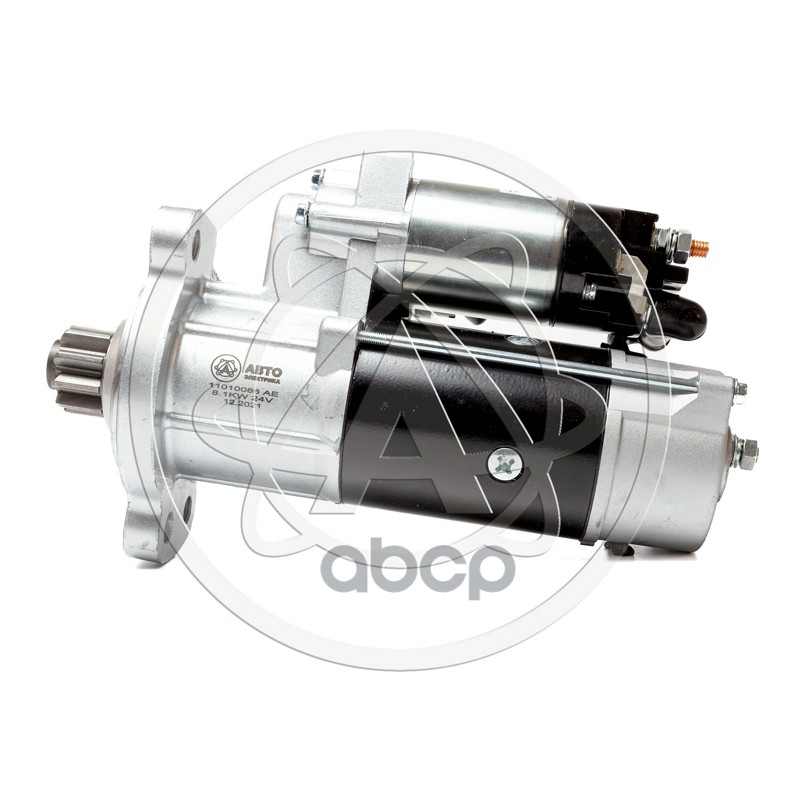 Стартер СТ142Б2 (11010086 AE) КАМАЗ,УРАЛ ан.AZJ3367,5432.3708-10 24В,8,1кВт,10зу