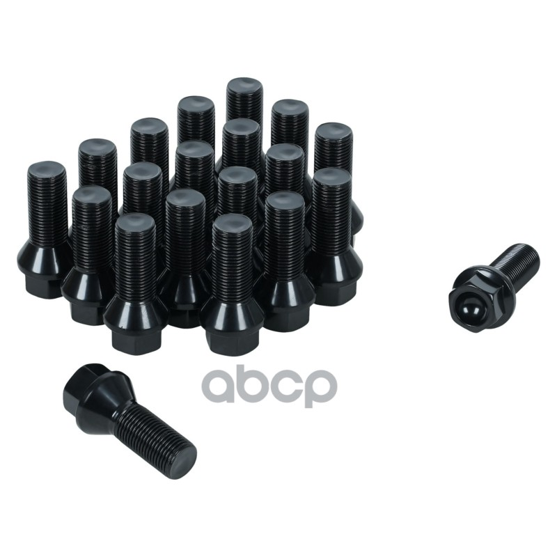 Болт колесный M14 x 1,25 x 28 x 47, конус, кл.17, чёрный электрофорез BMW Airline ABLT006 36136781151;36136890324;36136774896;