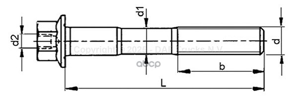 Болт бугеля коренного к/вала