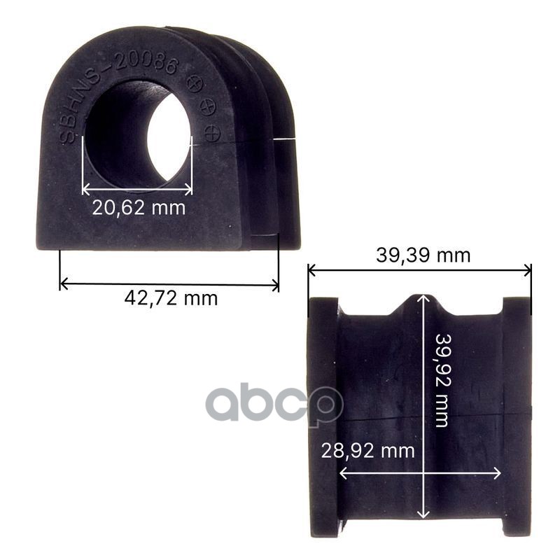 Втулка стабилизатора переднего Avantech 54613-9U000