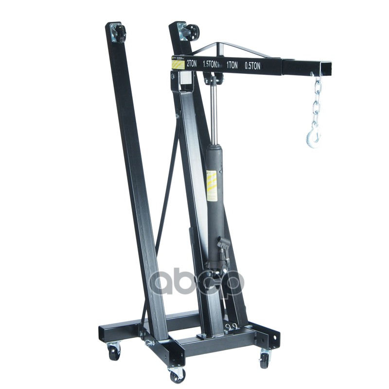 Кран подкатной 2т для снятия двигателя складной ЭВРИКА