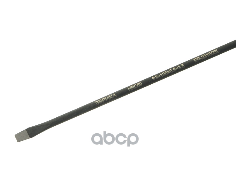 Отвертка шлицевая SL 3.5х100мм магнитная (сталь S2) с держателем ЭВРИКА