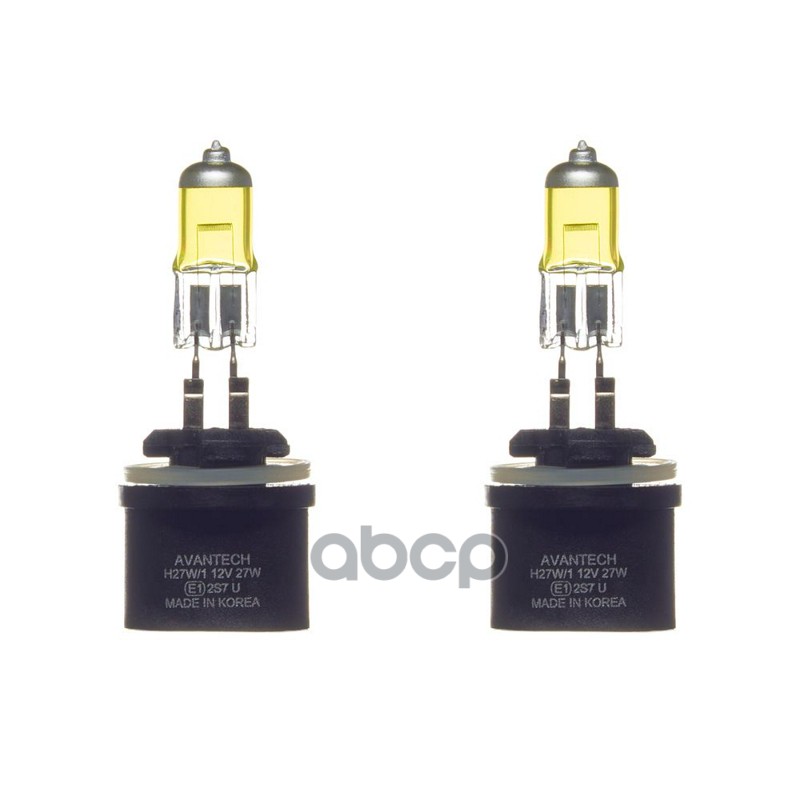 Лампа высокотемпературная Avantech H27/1 12V 27W (50W) 3000K, комплект 2 шт.