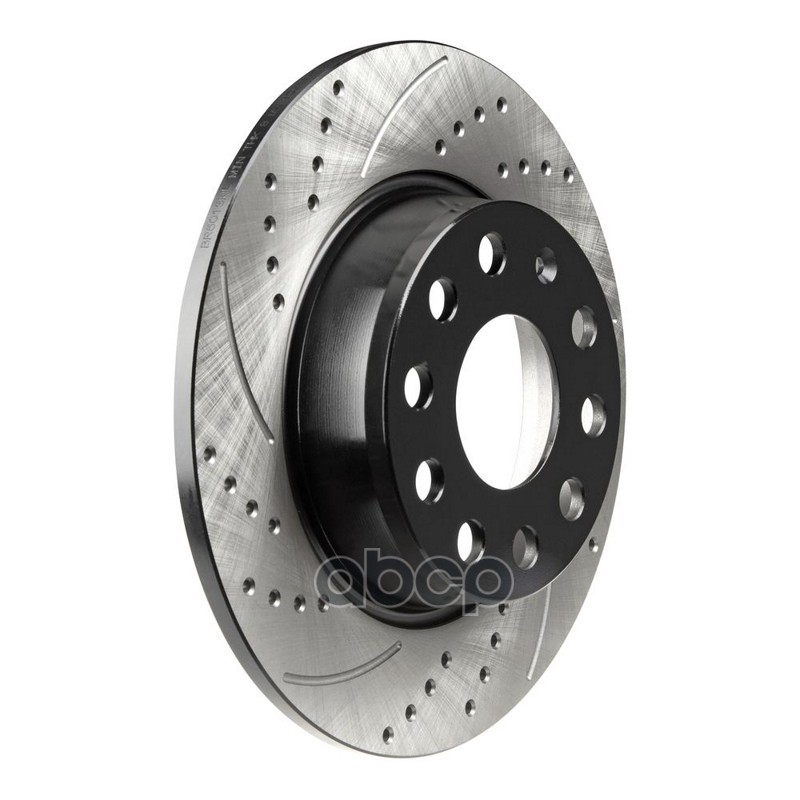 Диск тормозной задний левый AVANTECH (перфорированный) 1K0615601AA / 5Q0615601D / 561615601 / L5QD615601A / 561615601A