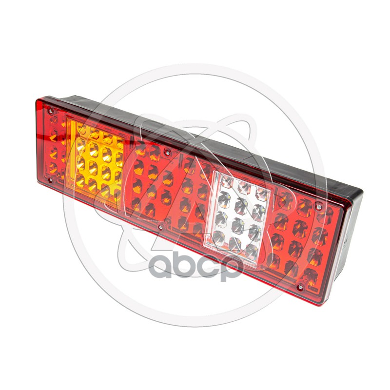 Фонарь задний КАМАЗ,МАЗ,УРАЛ левый со жгутом (вилка СЦАЗ) и боковым габаритным ф