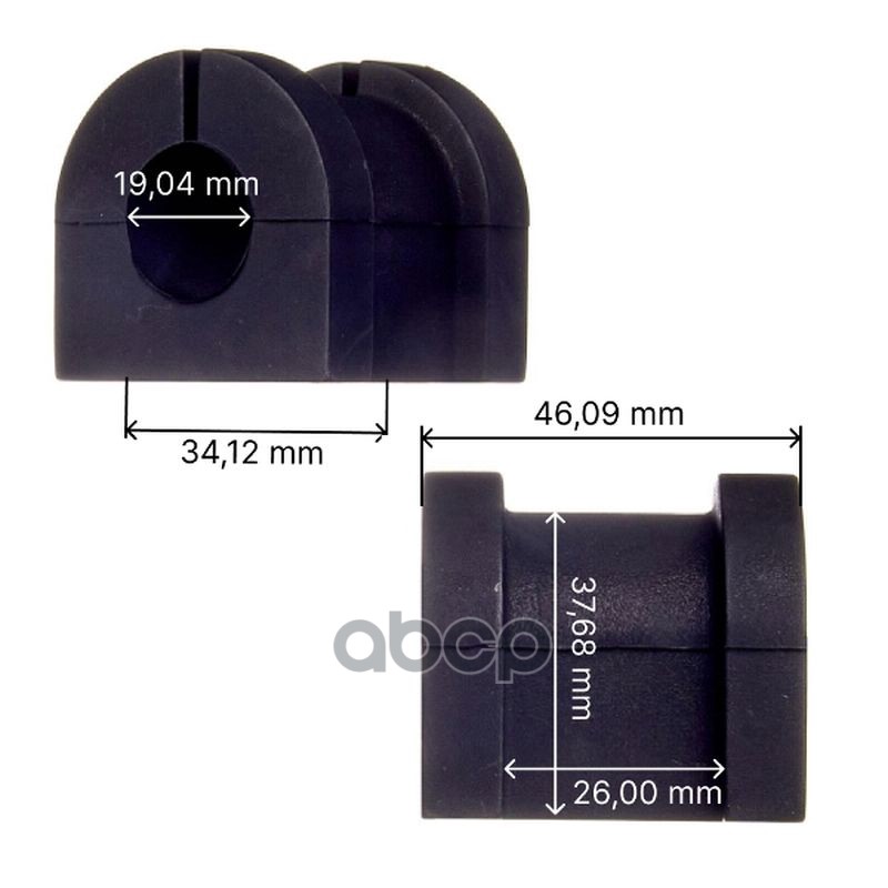 Втулка стабилизатора заднего Avantech 4156A028