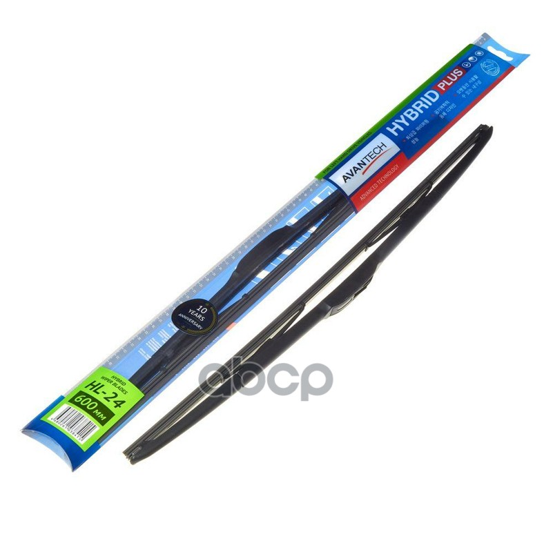 Щетка стеклоочистителя гибридная на левый руль Avantech Hybrid 600мм ( 24'' )