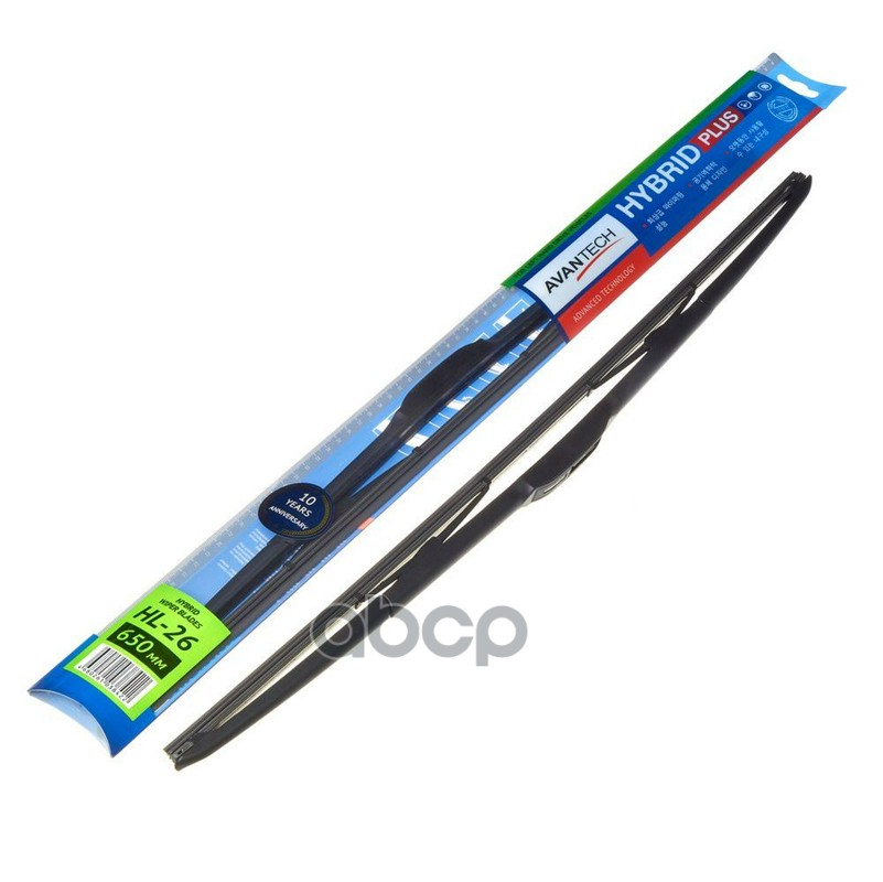 Щетка стеклоочистителя гибридная на левый руль Avantech Hybrid 650мм ( 26'' )