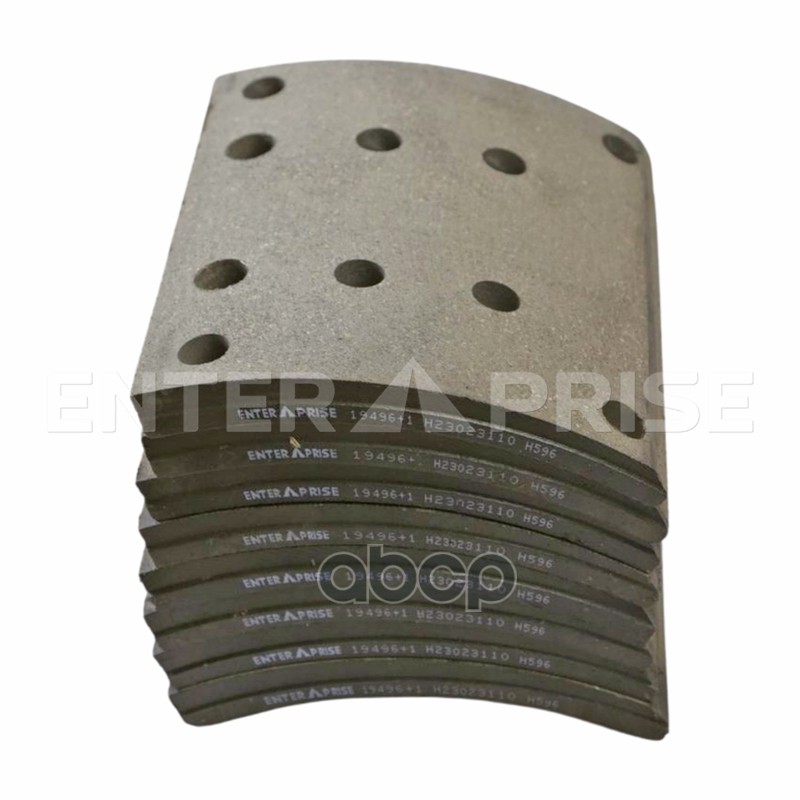 Накладки тормозные 19496/19488 1-й ремонт MAN, MB 410х223 (с заклёпками)