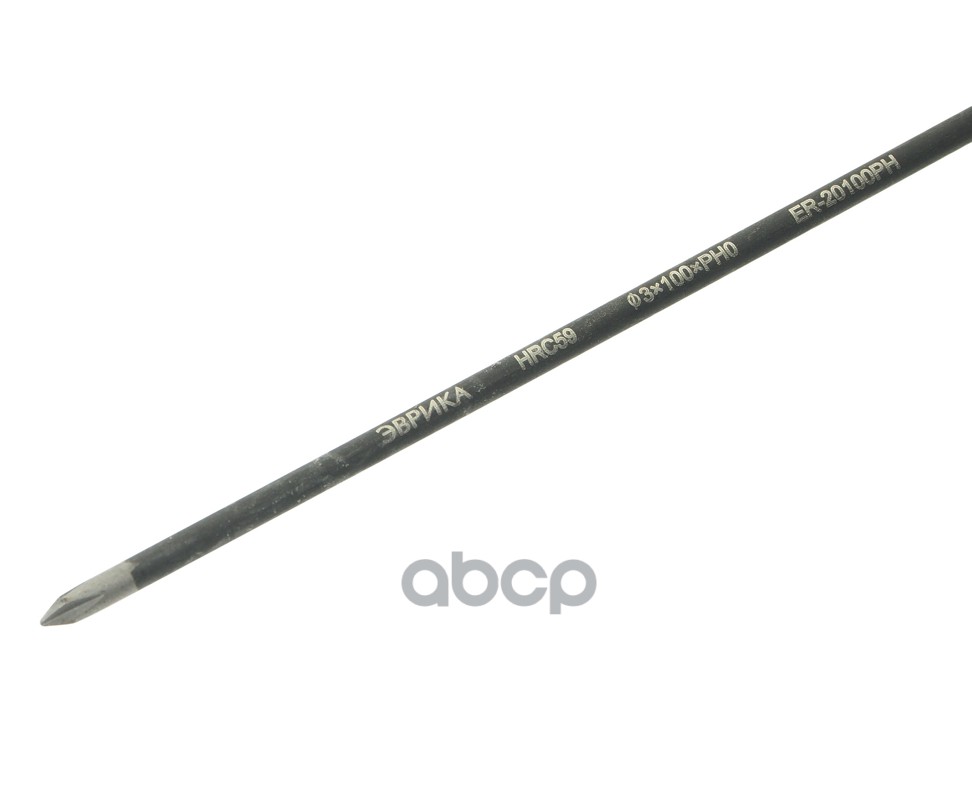 Отвертка крестовая PH 0.0х100мм магнитная (сталь S2) с держателем ЭВРИКА