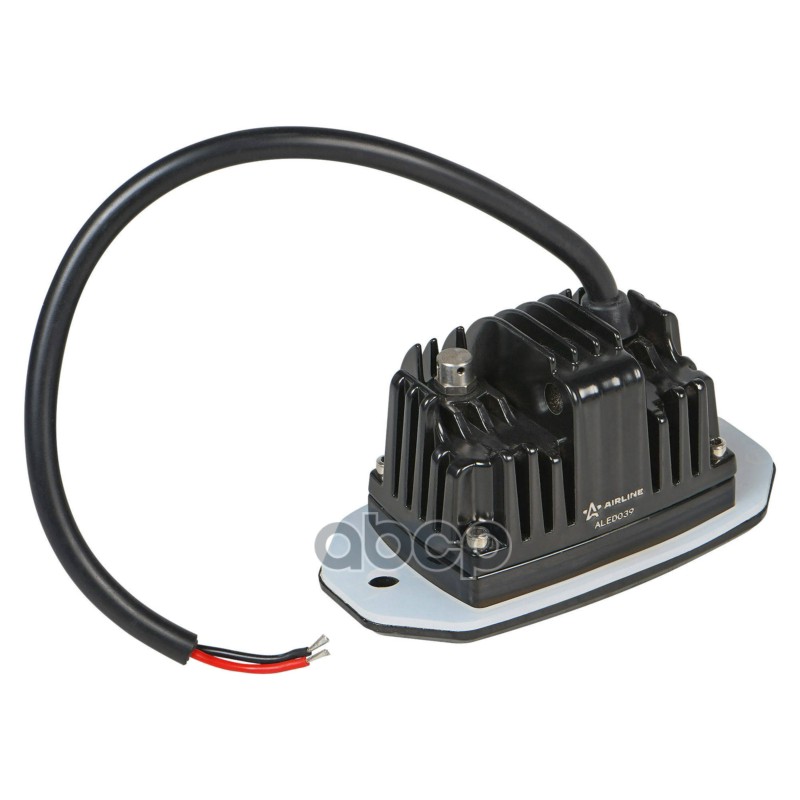 Фара светодиод. прямоугольная врезная, 2LED, рассеянный свет, 20Вт, 110х51х58мм, 12/24В, PRO Airline ALED039