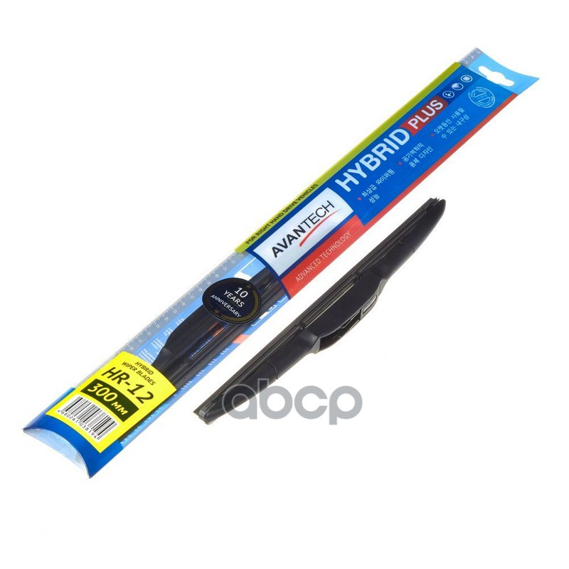 Щетка стеклоочистителя гибридная на правый руль Avantech Hybrid 300мм (12