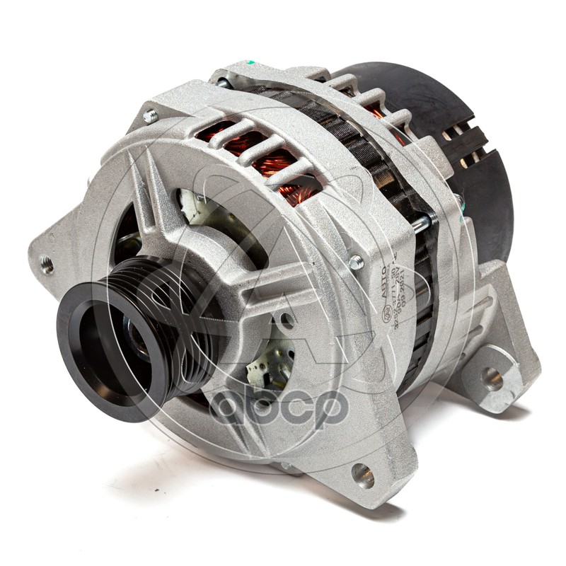 Генератор КАМАЗ,МАЗ,УРАЛ дв.ЯМЗ-656,658 ЕВРО-3 (вып.с авг.2009г)поликлин. шкив 2