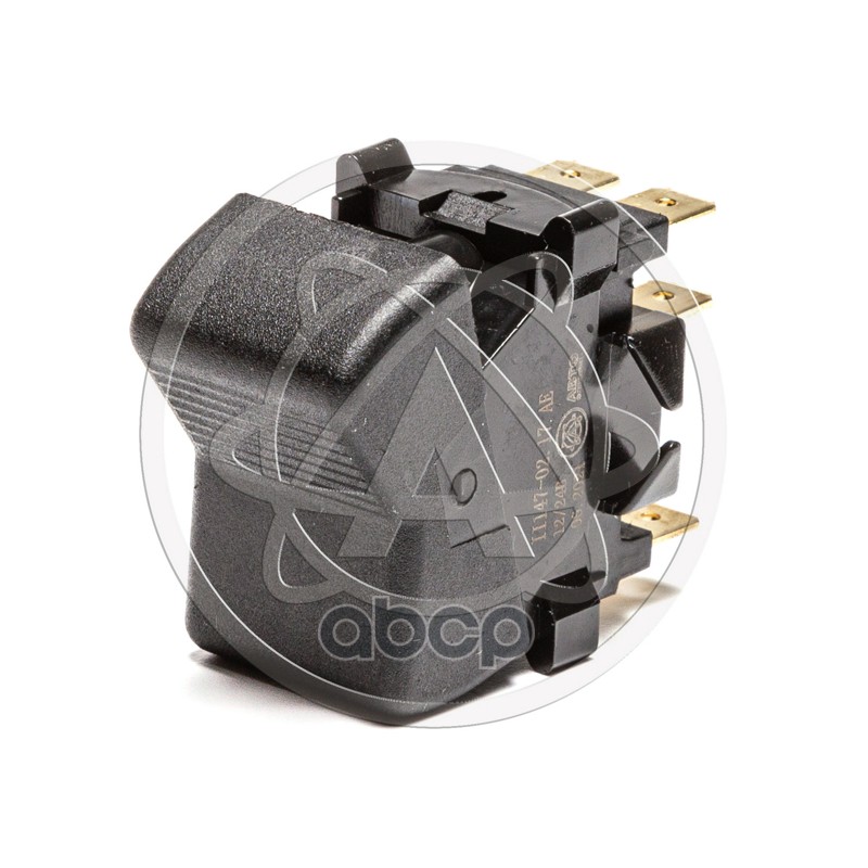 Клавиша Г-31029, ЗИЛ, МАЗ, КАЗ, БЕЛАЗ, КРАЗ, 12/24 В без символа Avtoelectrica П147-02.17