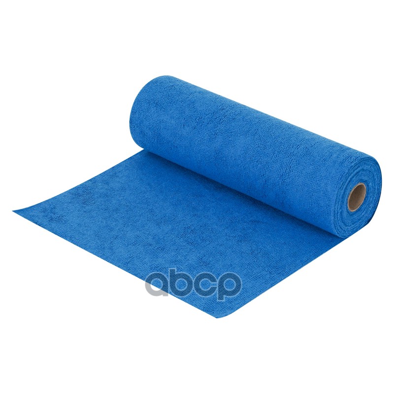 Салфетка из микрофибры 30*30см (190гр/м2) рулон 30шт. синяя (ABDN013)