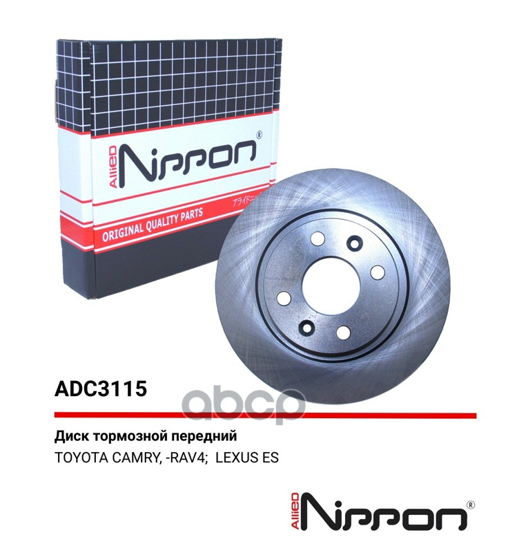 Диск тормозной | перед | RENAULT LOGAN I (LS_) 1.4 09.2004 -  <=> RENAULT LOGAN I (LS_) 1.6 09.2004 -  ADC3115