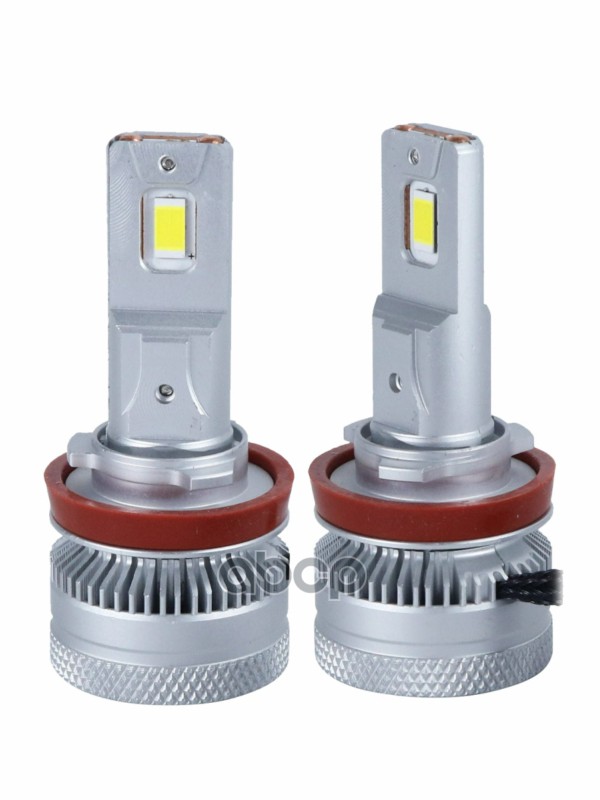 Светодиодные лампы H11 (с вентилятором) (2шт) 12-24V,60W/шт,3570чип,6500K,5000 L