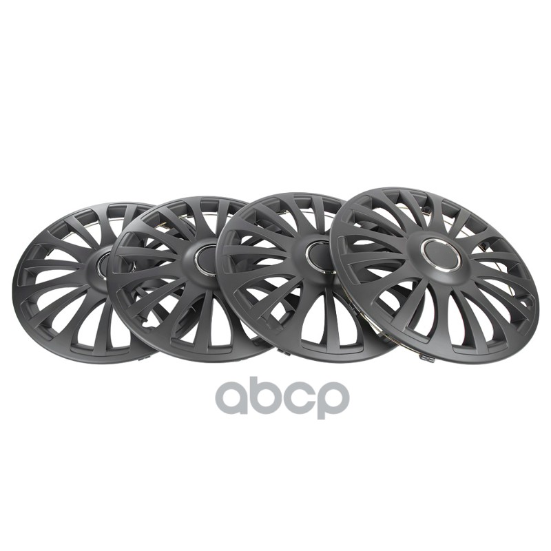 Колпаки R15 Sapphire 4шт (черно-матовые) ABS-пластик ARNEZI A0702037