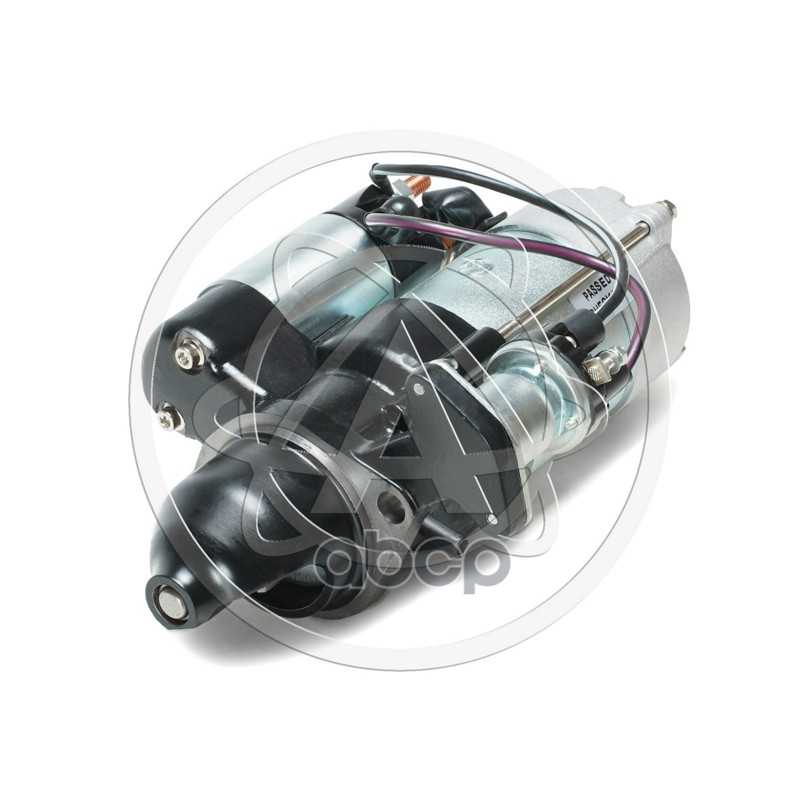 Стартер 536.3708010-02 AE, 24В, 6кВт, с доп. реле, для двиг. ЯМЗ-536 (z=10), (M9