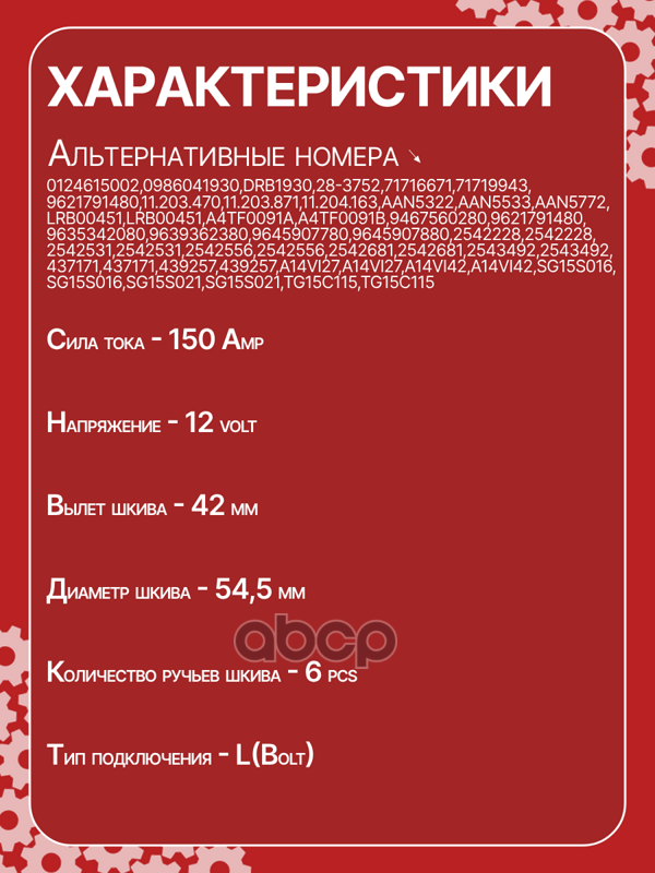 Генератор восстановленный