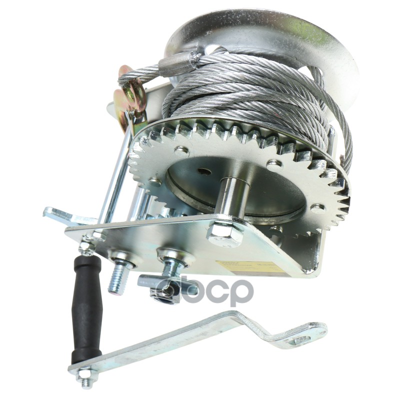 Лебедка барабанная 0.90т L=10м тросовая двухскоростная ЭВРИКА