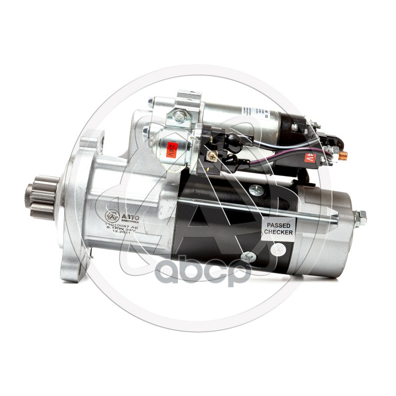 Стартер AZF 4581 AE (11010087 AE,СТ142Т-10) УВЕЛИЧЕННАЯ МОЩНОСТЬ МАЗ,УРАЛ.ЯМЗ, 2