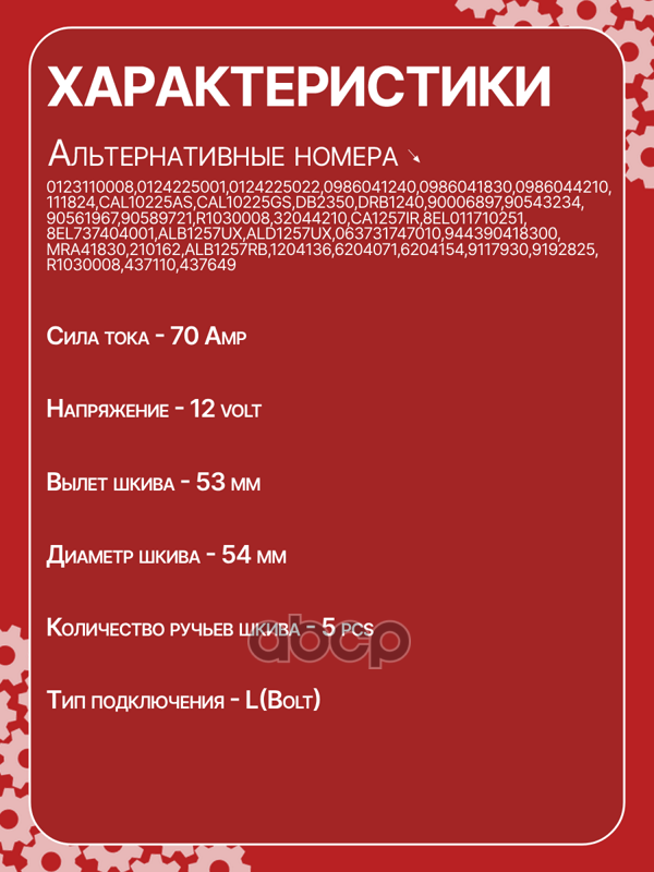 Генератор восстановленный