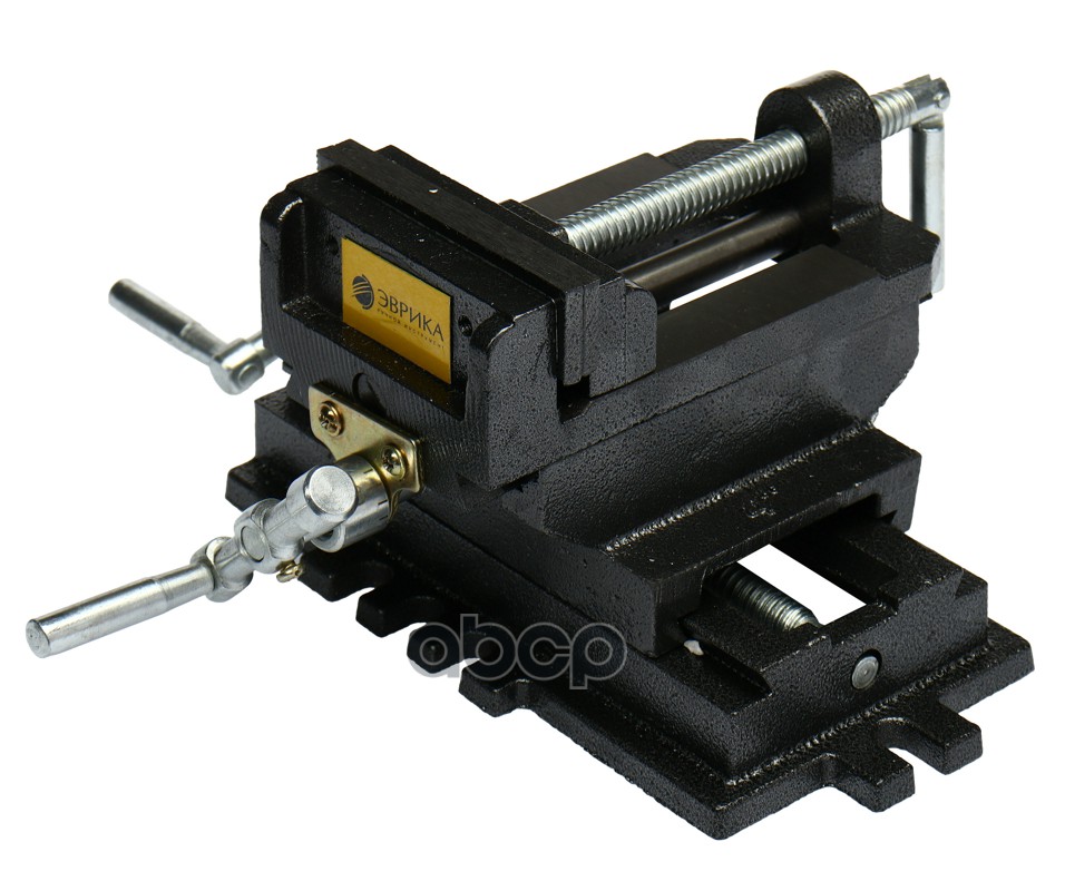 Тиски 100мм (4) станочные чугунные с винтовыми механизмами ЭВРИКА